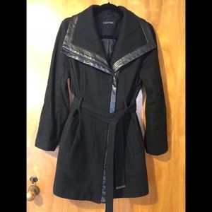 Wool Calvin Klein winter coat